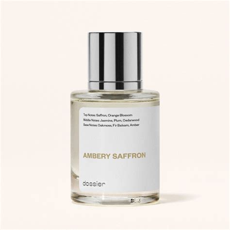 dossier ambery saffron sample|baccarat rouge 540 dossier dupe.